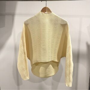 Rohe pleated boxy top, size 36